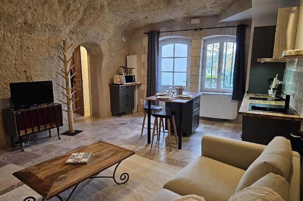 Le loft troglodyte de Rochecorbon, gîte troglodyte à Rochecorbon
