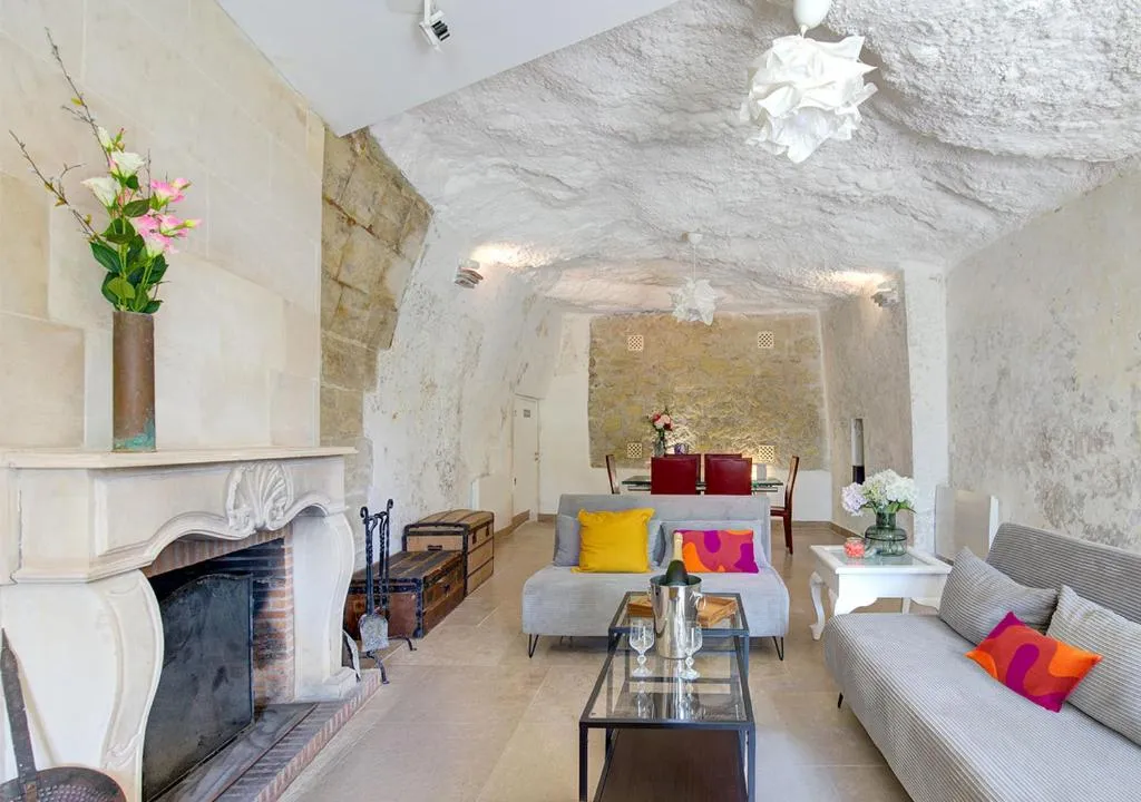 Maison entre Loire et châteaux, maison semi-troglodyte à Rochecorbon
